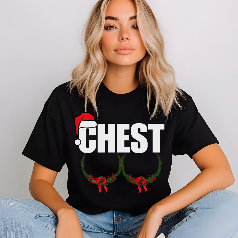 Couples Chest Nuts Christmas T-Shirt | Sweatshirt