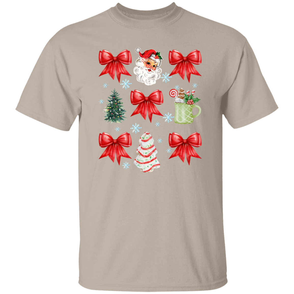 Christmas Coquette Bow T-shirt | Sweatshirt