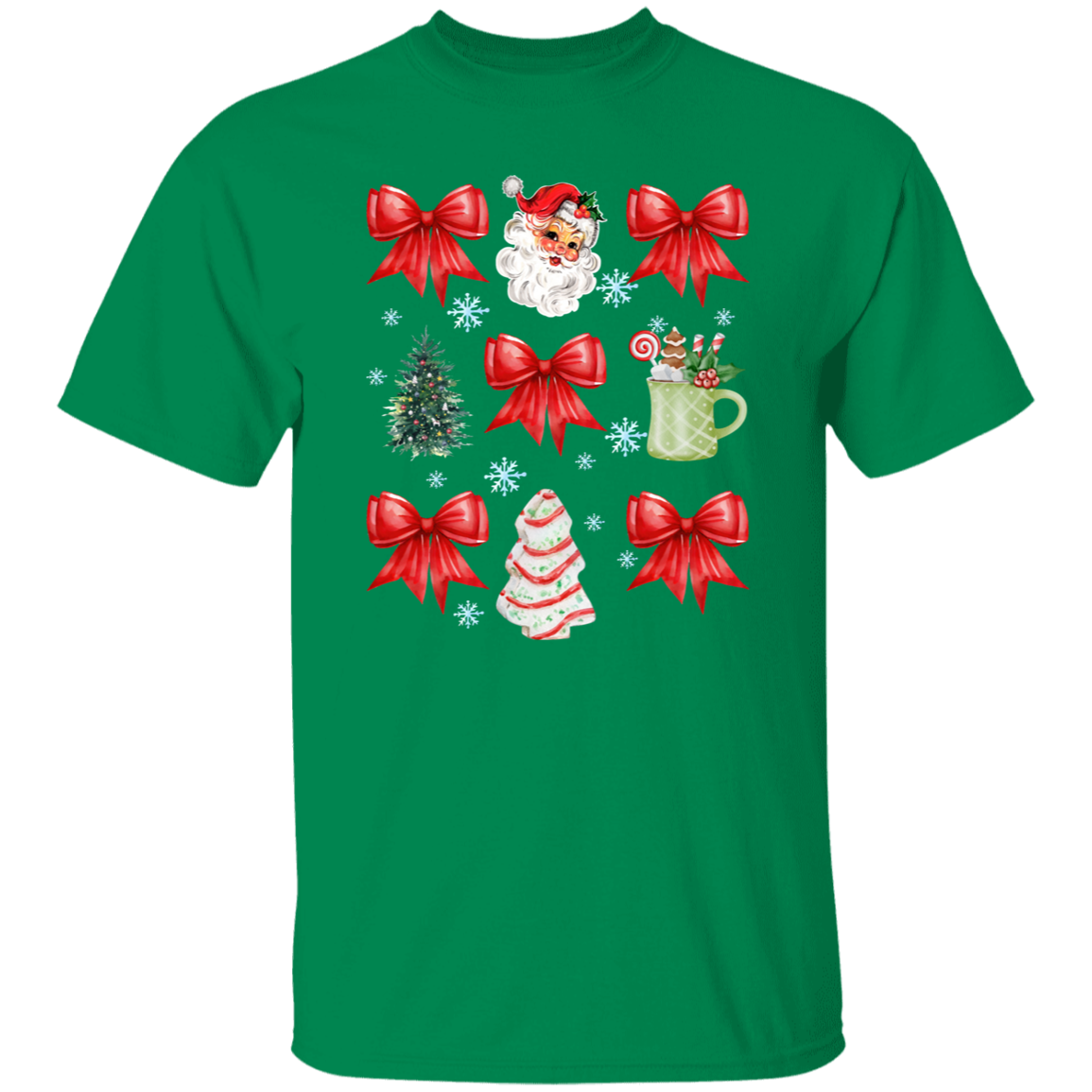 Christmas Coquette Bow T-shirt | Sweatshirt
