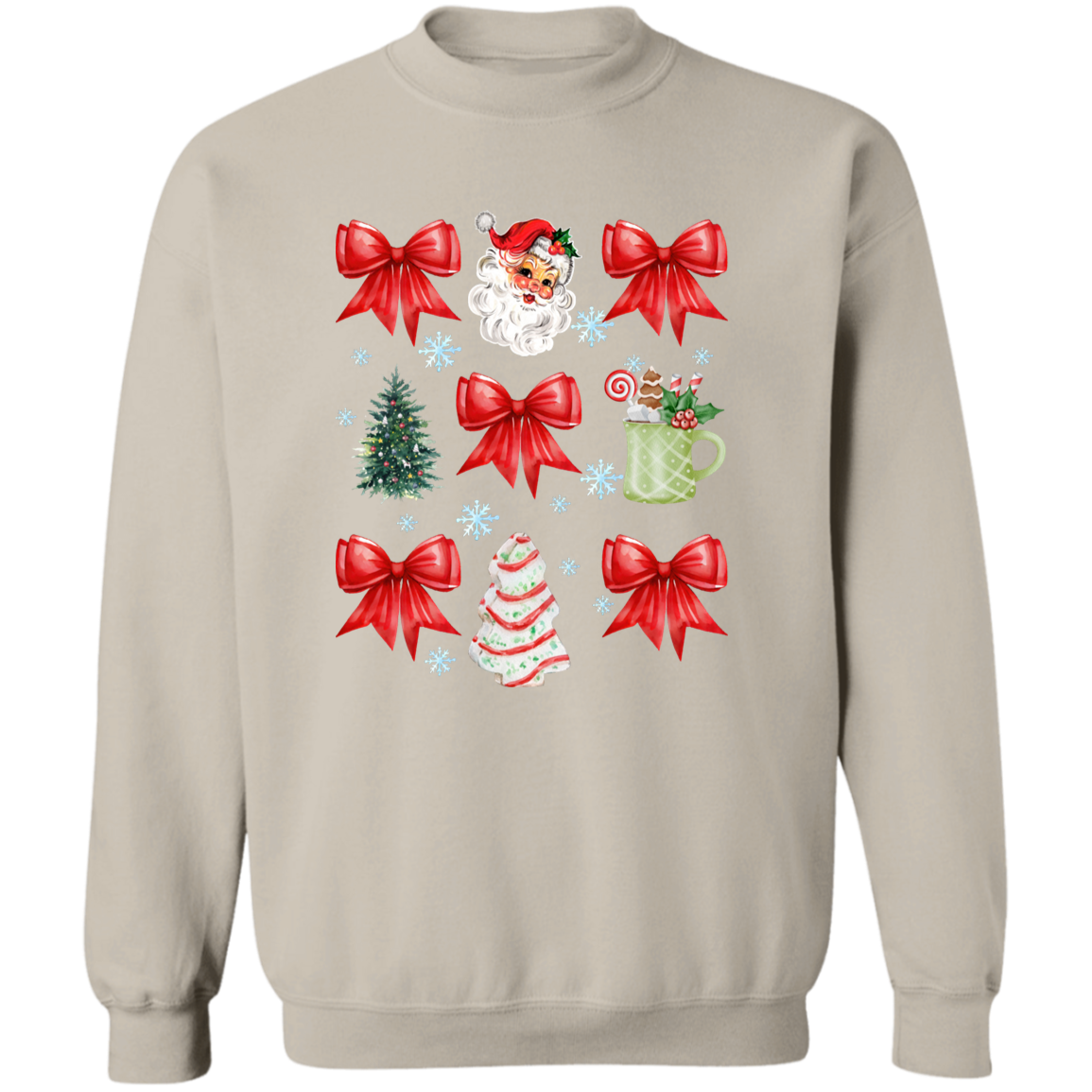 Christmas Coquette Bow T-shirt | Sweatshirt