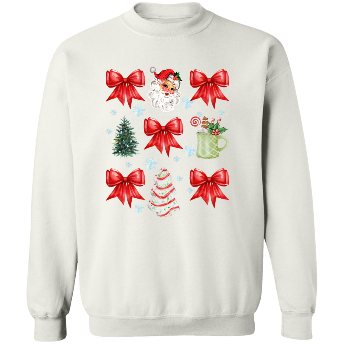 Christmas Coquette Bow T-shirt | Sweatshirt