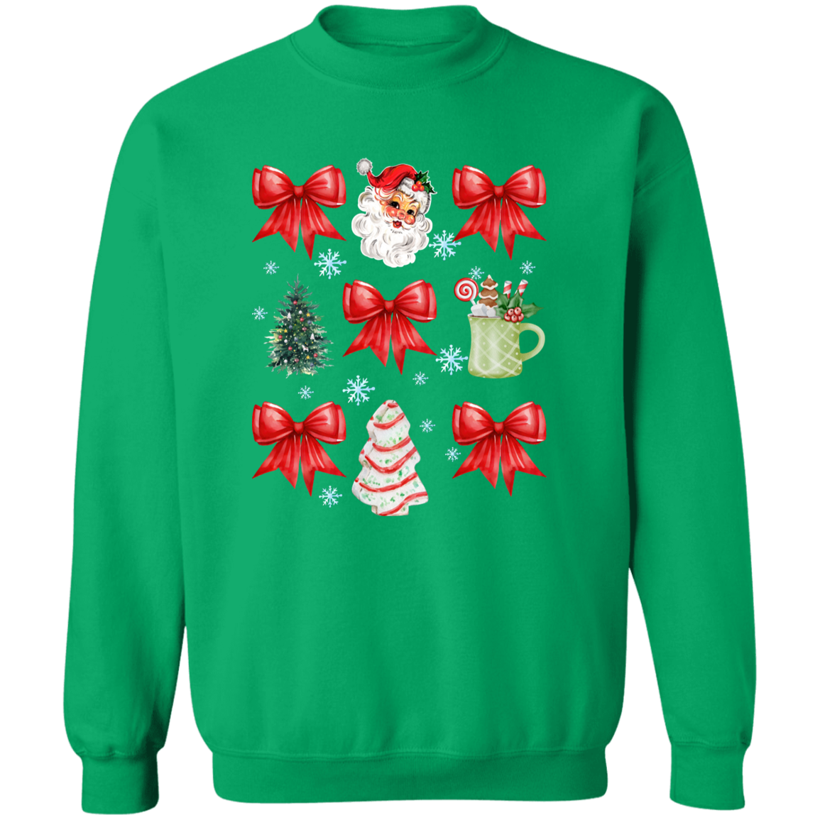 Christmas Coquette Bow T-shirt | Sweatshirt