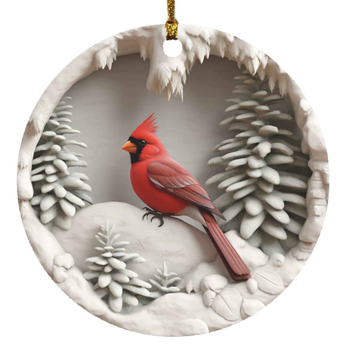 Cardinal Ornament