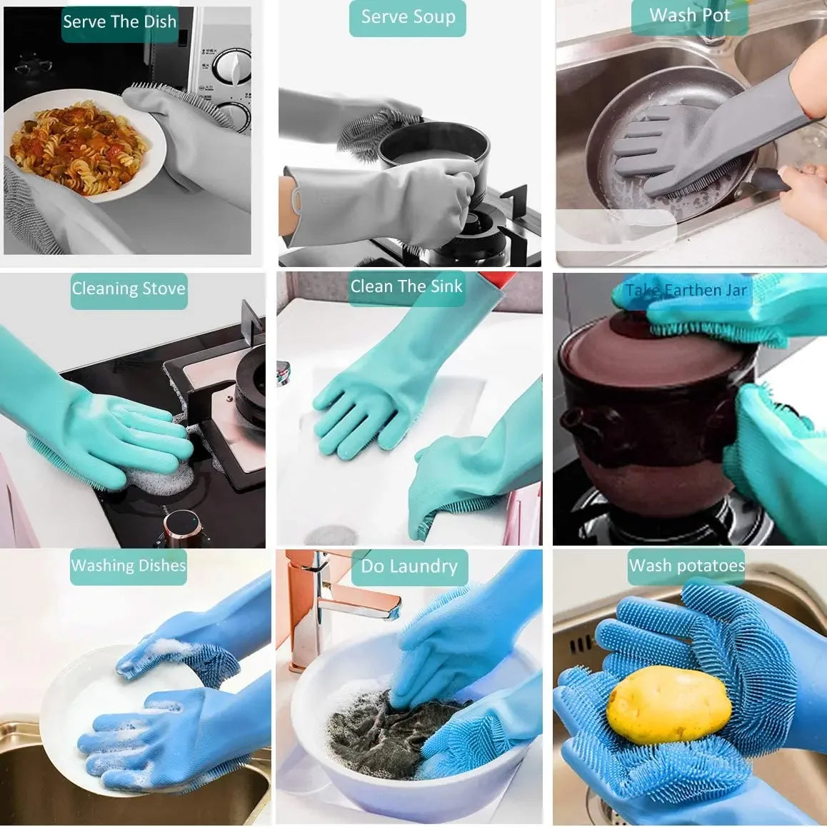 Scrubber Magic Dishwashing Glove