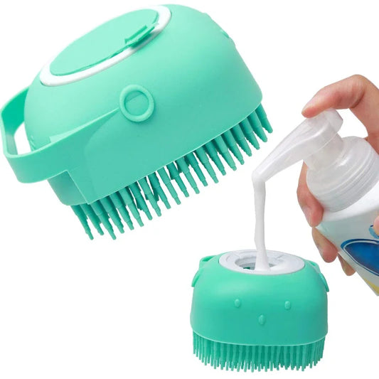 Dog Shampoo Scrubber Brush