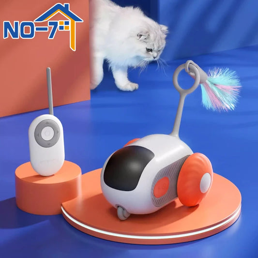 Interactive Cat Toy Car