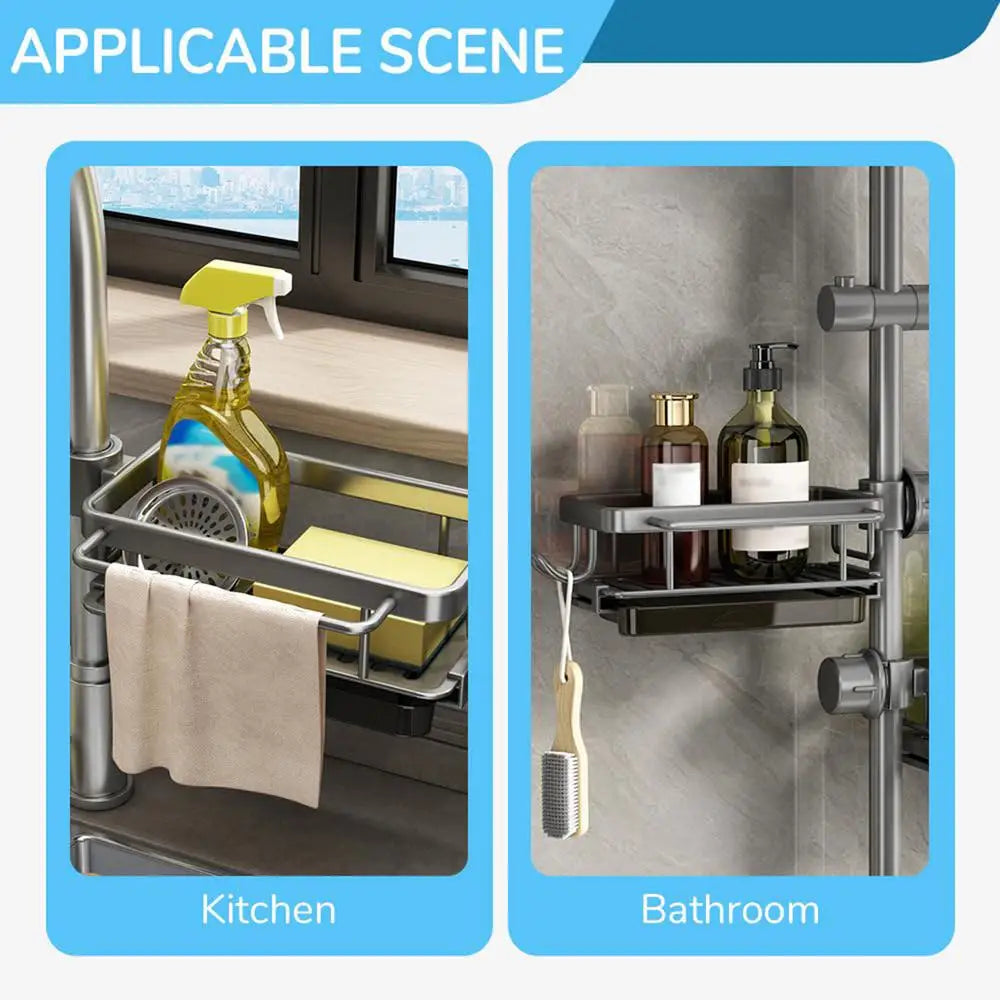 Kitchen Sink Drain Organizer Quick-drying Kitchen Storage Rack